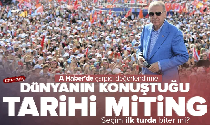 Dünyanın konuştuğu miting