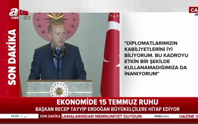 Başkan Erdoğan'dan Trump'a sert tepki