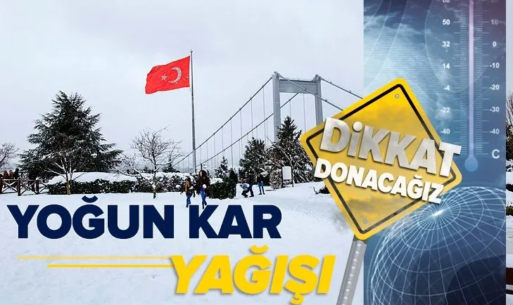 Meteoroloji'den son dakika hava durumu açıklaması! İstanbul'a yoğun kar yağışı uyarısı | 14 Şubat 2020 hava durumu