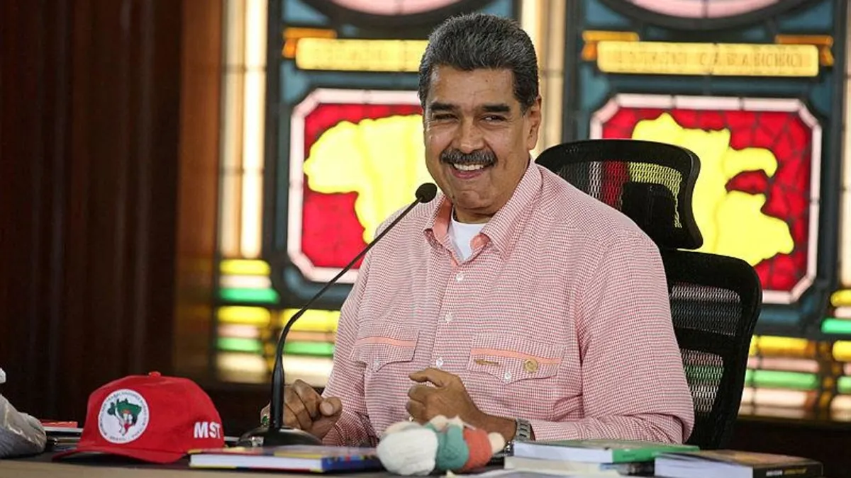 Venezuela Devlet Başkanı Nicolas Maduro yeni kabinesini açıkladı