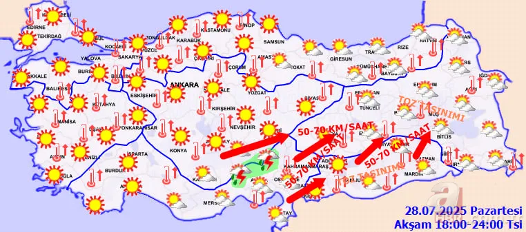 Kavurucu sıcaklar pik yapacak sonra Yağmur Molası: Meteoroloji tarih verdi! Yağış ne zaman başlıyor? İstanbul, Edirne, Adana... 10