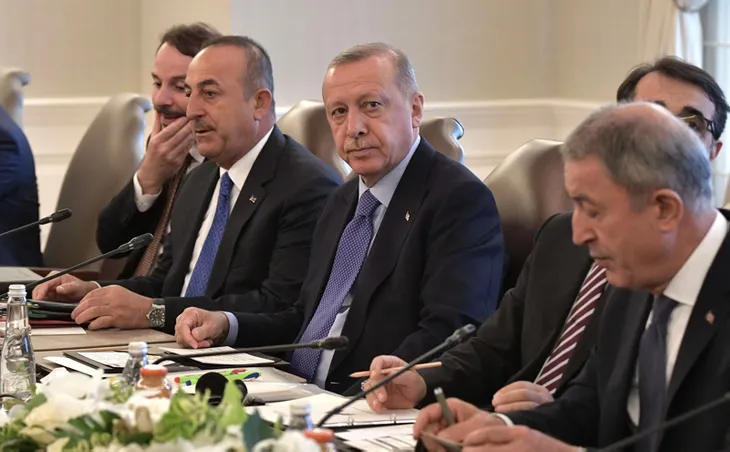 Kremlin, Putin-Erdoğan görüşmesinin fotoğraflarını yayınladı - 7