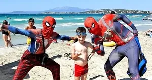 Örümcek Adamlar Ilıca Plajı’nda