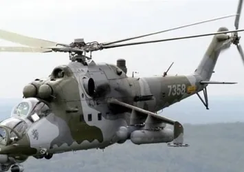 Rus helikopteri düştü: Pilotlar öldü