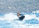 Sinan Akçıl ile Burcu Kıratlı’nın jet-ski keyfi