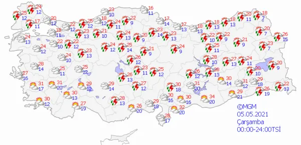 1619883555459.png Havalar ısınıyor! Bahar yüzünü göstermeye başladı! Meteoroloji'den son dakika açıklaması: İstanbul Ankara İzmir hava durumu - 6