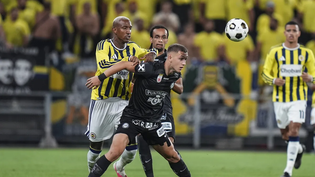 Kanarya play-off biletini kaptı! Maç sonucu: Sturm Graz 0-1 Fenerbahçe