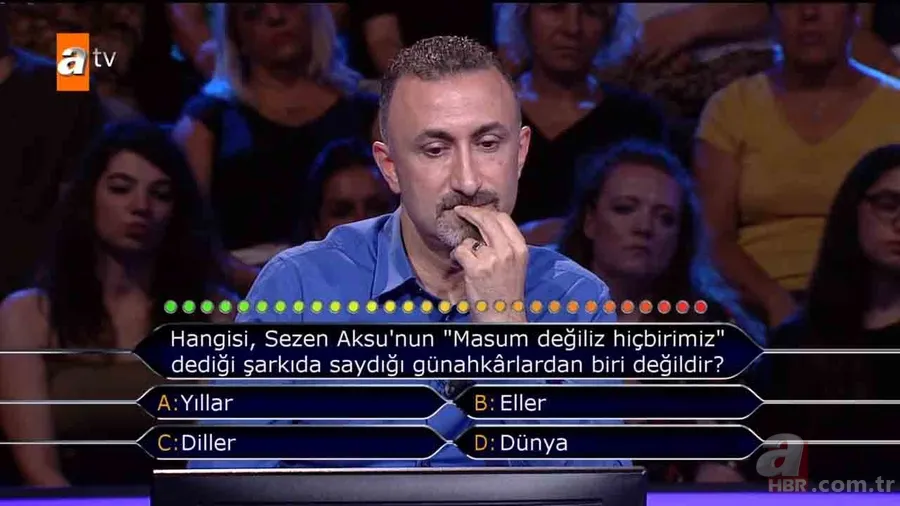 Milyoner tarihine geçen cevap! Kim Milyoner Olmak İster 833.yeni bölüm soru ve cevapları! 9