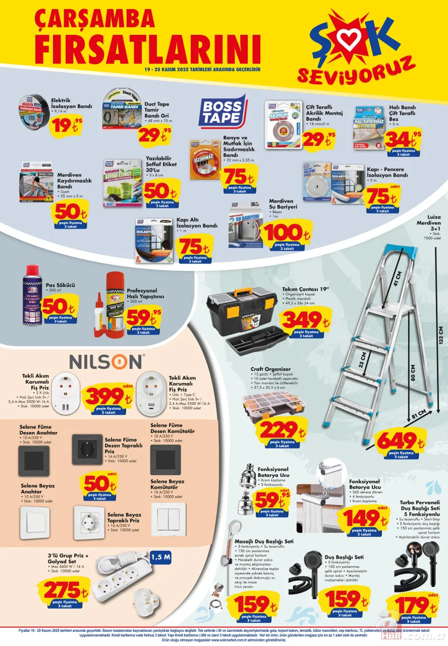 19-25 Kasım ŞOK aktüel kataloğu: Bu haftanın indirimli ürünleri neler? 7