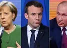 Putin, Merkel ve Macrondan kritik görüşme