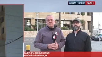 A Haber ekibi ölümden döndü! Beyrut'ta dehşet dolu anlar | Otelden görüntüler ortaya çıktı