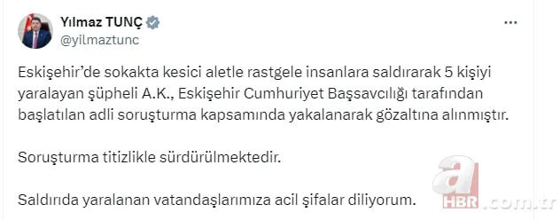 Bıçaklı saldırgan Arda Küçükyetim kimdir, kaç yaşında, tutuklandı mı? Eskişehir'de bıçaklı saldırgan olayı nedir, ne oldu? 4