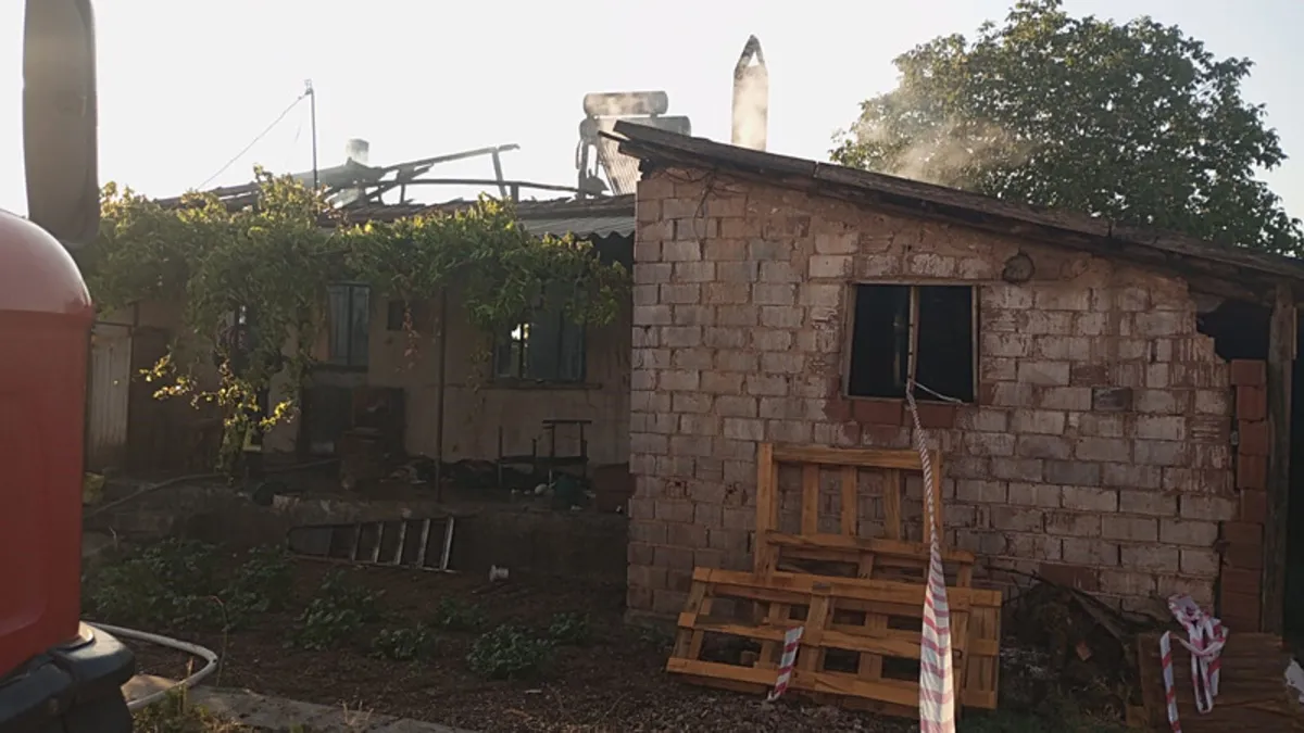 Denizli'de evde çıkan yangında yaşlı kadın hayatını kaybetti