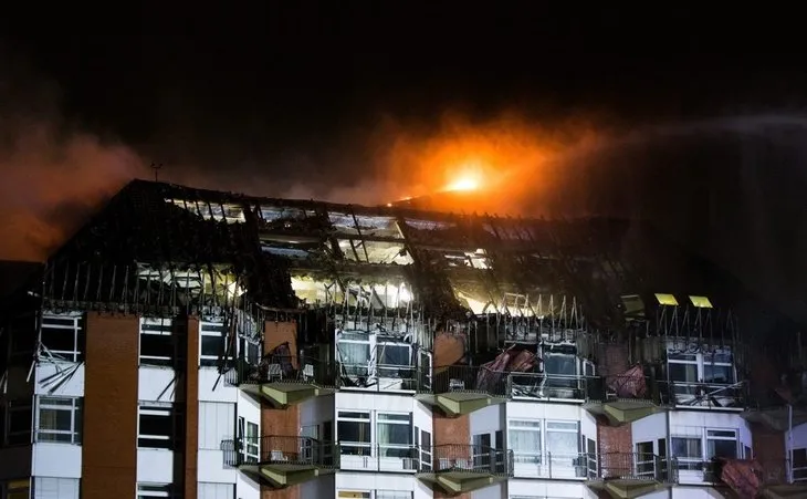 Almanya’nın Bochum kentinde korkutan hastane yangını