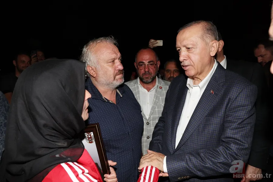 Başkan Erdoğan'dan Şehit Ömür Ertuğrul Sarı'nın ailesine ziyaret 2