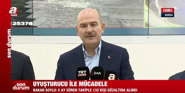 Son dakika | Uyuşturucu ile mücadele! Bakan Soylu güzel haberi duyurdu: Yakalandılar