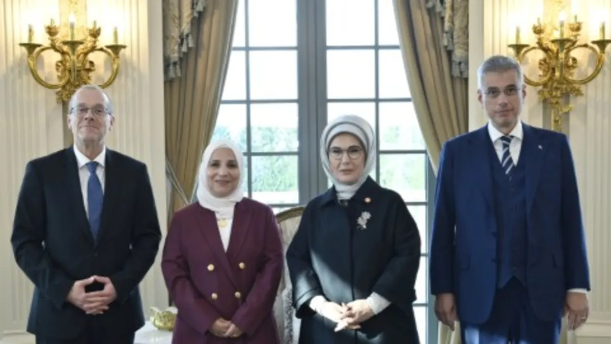Emine Erdoğan DSÖ heyeti ile görüştü! Hans Kluge'dan Türkiye'ye Gazze teşekkürü