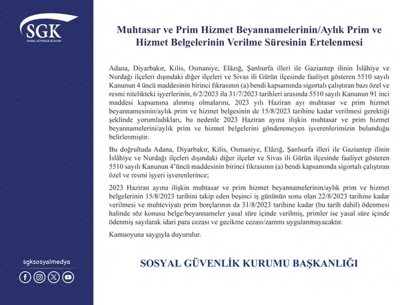 8-ilde-prim-ve-hizmet-belgelerinin-teslim-suresi-uzatildi-calisma-ve-sosyal-guvenlik-bakani-vedat-isikhan-duyu-1692389859356.jpg 8 ilde prim ve hizmet belgelerinin teslim süresi uzatıldı! Çalışma ve Sosyal Güvenlik Bakanı Vedat Işıkhan duyurdu - 2