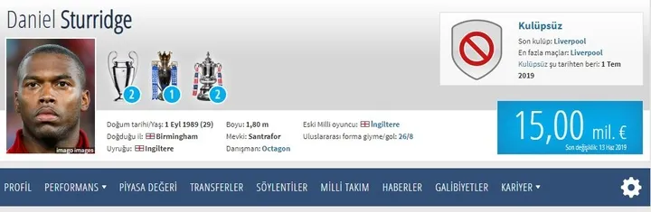 Daniel Sturridge kimdir? Sturridge kaç yaşında, kariyeri nasıl? Daniel Sturridge Transfermarkt değeri! - 1