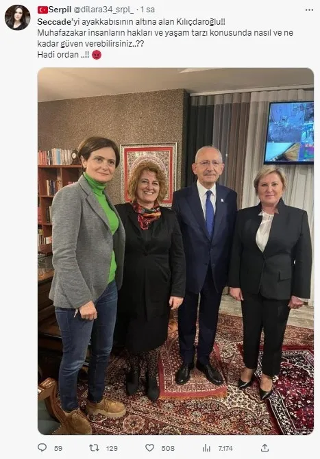 kemal-kilicdaroglu-ayakkabilariyla-seccadenin-uzerinde-poz-verdi-sosyal-medyadan-tepki-yagdi-1680299224853.jpg Kemal Kılıçdaroğlu ayakkabılarıyla seccadenin üzerinde poz verdi! Sosyal medyadan tepki yağdı! Kendisini bakın nasıl savundu - 12