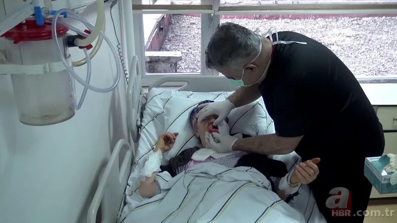 Hayvanlarını beslemek için ahıra giden kadın dehşeti yaşadı 🐄 Kurt birden saldırıp çenesini ısırdı 🐺 5