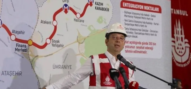 “Metro hatlarındaki kesinti” iddiası! CHP’li Ekrem İmamoğlu yine yalan söyledi
