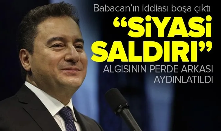 DEVA Partisi Genel Başkanı Ali Babacan fena çuvalladı! Hakkı Sab olayının perde arkası aydınlatıldı