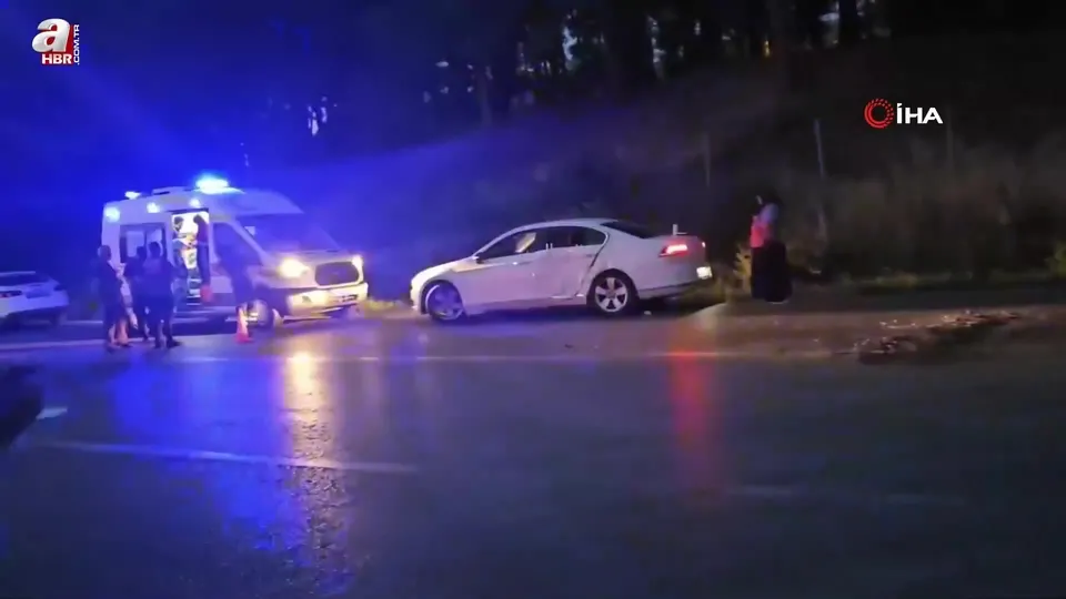 Bursa’da iki otomobil çarpıştı: 2 yaralı