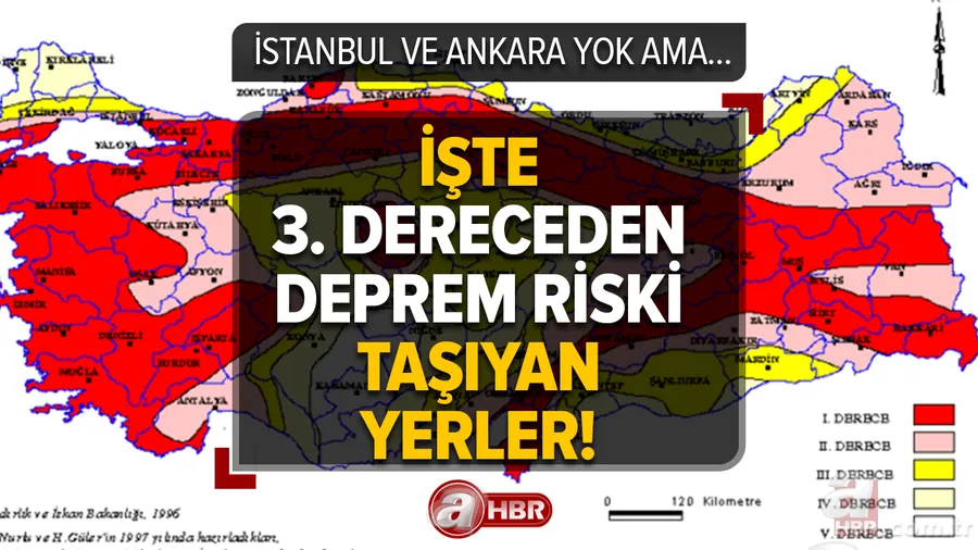 Belli oldu, 3. dereceden deprem riski taşıyan yerler! 45 il 110 ilçede diri fay var! Sorgulama ekranı açıldı! İstanbul ve Ankara'da yok ama... 1