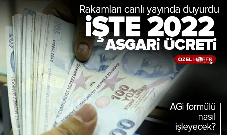 İşte 2022 asgari ücreti