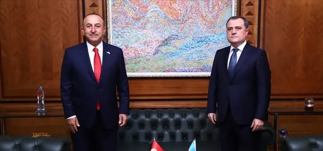 Dışişleri Bakanı Mevlüt Çavuşoğlu, Azerbaycanlı mevkidaşı Ceyhun Bayramov’la görüştü