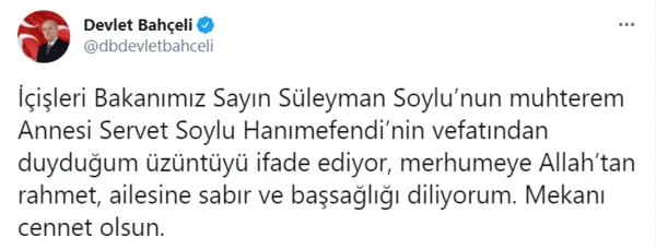 Son dakika: İçişleri Bakanı Süleyman Soylu'nun annesi hayatını kaybetti! Acı haberi Sağlık Bakanı Fahrettin Koca verdi - 11