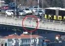 Köprüde intihar girişimi! İlk görüntüler