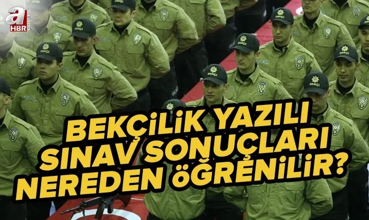 meb.gov.tr: Bekçilik sınav sonuçları sorgulama ekranı! 2022 1. Dönem bekçilik yazılı sınav sonuçları nereden öğrenilir?