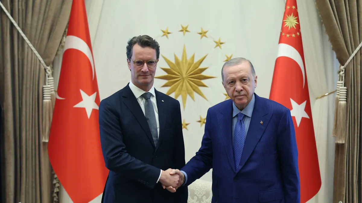 Başkan Erdoğan Kuzey Ren-Vestfalya Eyaleti Başbakanı Wüst'ü kabul etti