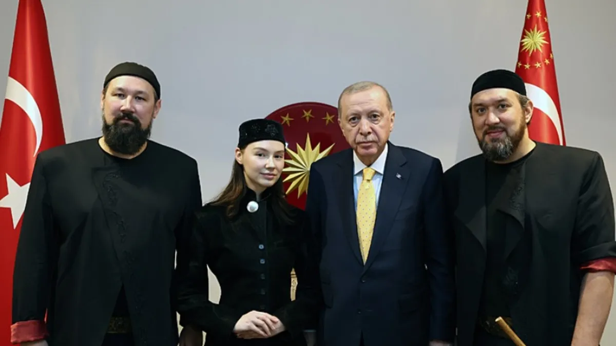 Başkan Erdoğan Ay Yola grubunu kabul etti