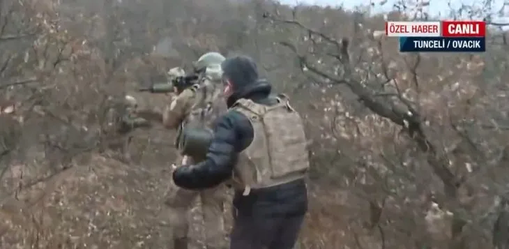 Tunceli’de 6 terörist kıstırıldı! A Haber sıcak bölgeden ekrana taşıdı