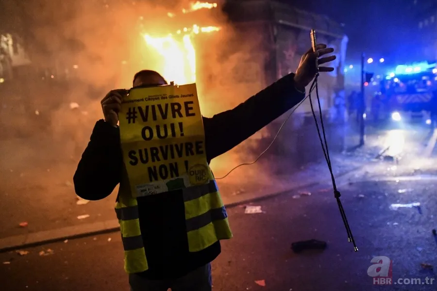 Fransa Cumhurbaşkanı Emmanuel Macron kabul etti: Polis şiddet uyguluyor! 21