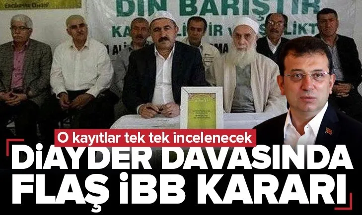 Mahkemeden dikkat çeken İBB kararı! Sosyal yardımlar kimlere dağılıyor? DİAYDER davasında 4. duruşma tamamlandı