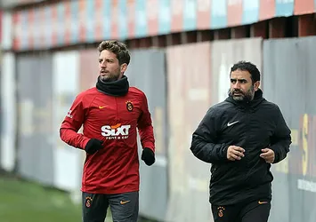 Galatasaray'da Mertens özel program dahilinde çalıştı