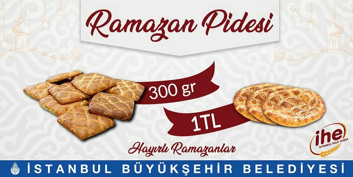İstanbul Halk Ekmek'te Ramazan pidesi fiyatı açıklandı - 1
