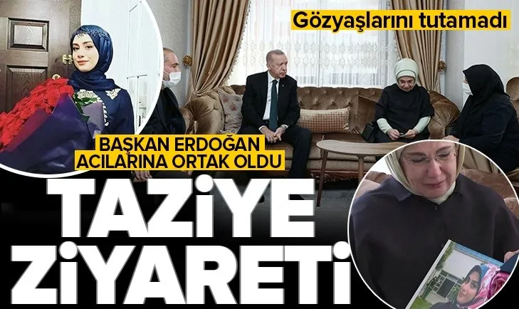 Son dakika: Başkan Erdoğan samuray kılıcıyla katledilen Başak Cengiz’in ailesini ziyaret etti