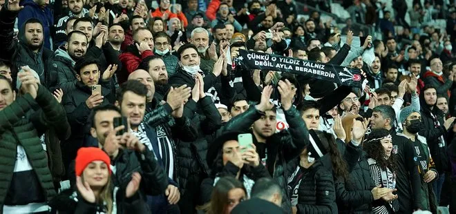 Vodafone Park’ta Sergen Yalçın’a sevgi gösterisi! Beşiktaşlılar eski teknik direktörlerini unutmadı