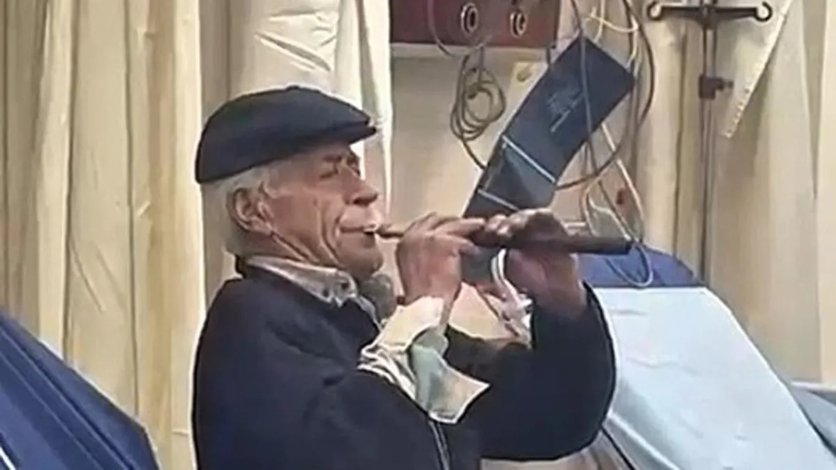 Hastanenin acilinde zurna çaldı: Acımı hafifletiyor