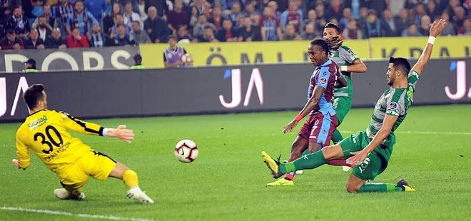 Trabzonspor iki puanı son anlarda bıraktı