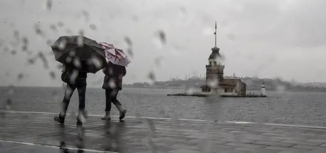 İstanbul’da sağanak yağış alarmı! Meteoroloji’den 19 ile sarı kodlu uyarı!  Hafta sonu dışarı çıkacaklar dikkat...