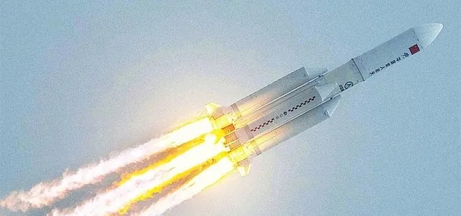 Kontrolden çıkan Çin roketi düştü! Çin roketi nereye düştü?