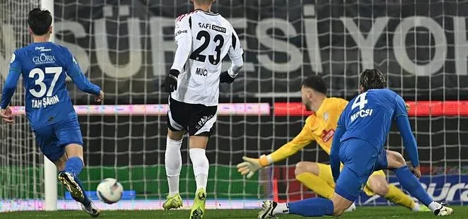 Kartal kanatlanmadı! Çaykur Rizespor-Beşiktaş mücadelesi 1-1 eşitlikle sona erdi