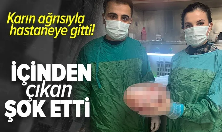 Batman’da karın ağrısı şikayetiyle hastaneye giden kadından ameliyatla 5 kilo kitle çıkarıldı