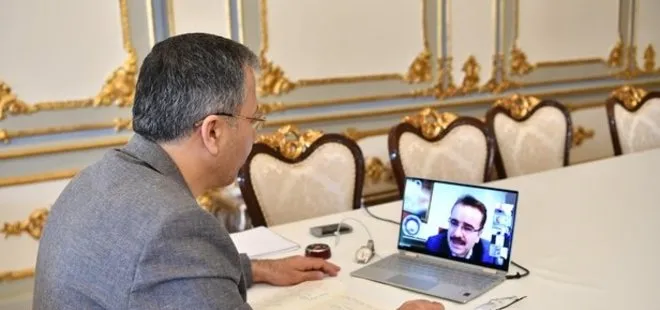 İstanbul Valisi Ali Yerlikaya 39 ilçe kaymakamı ile video konferansla görüştü